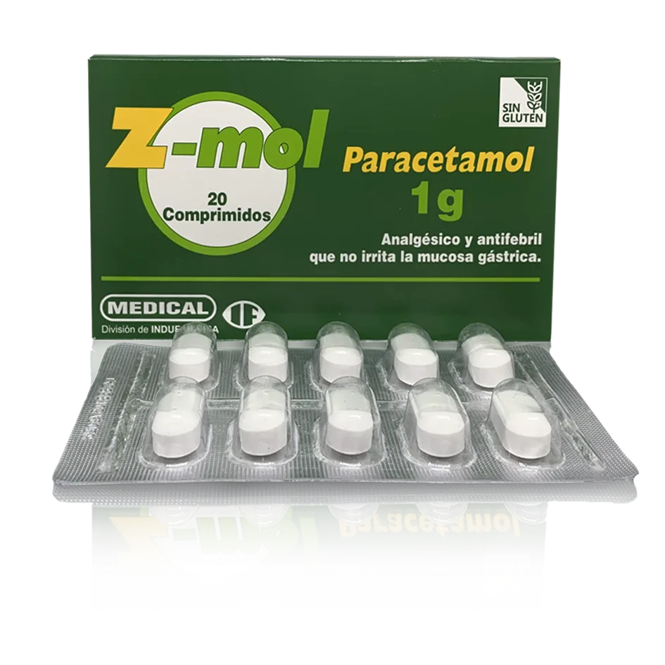 Paracetamol 1g — 20 comprimidos